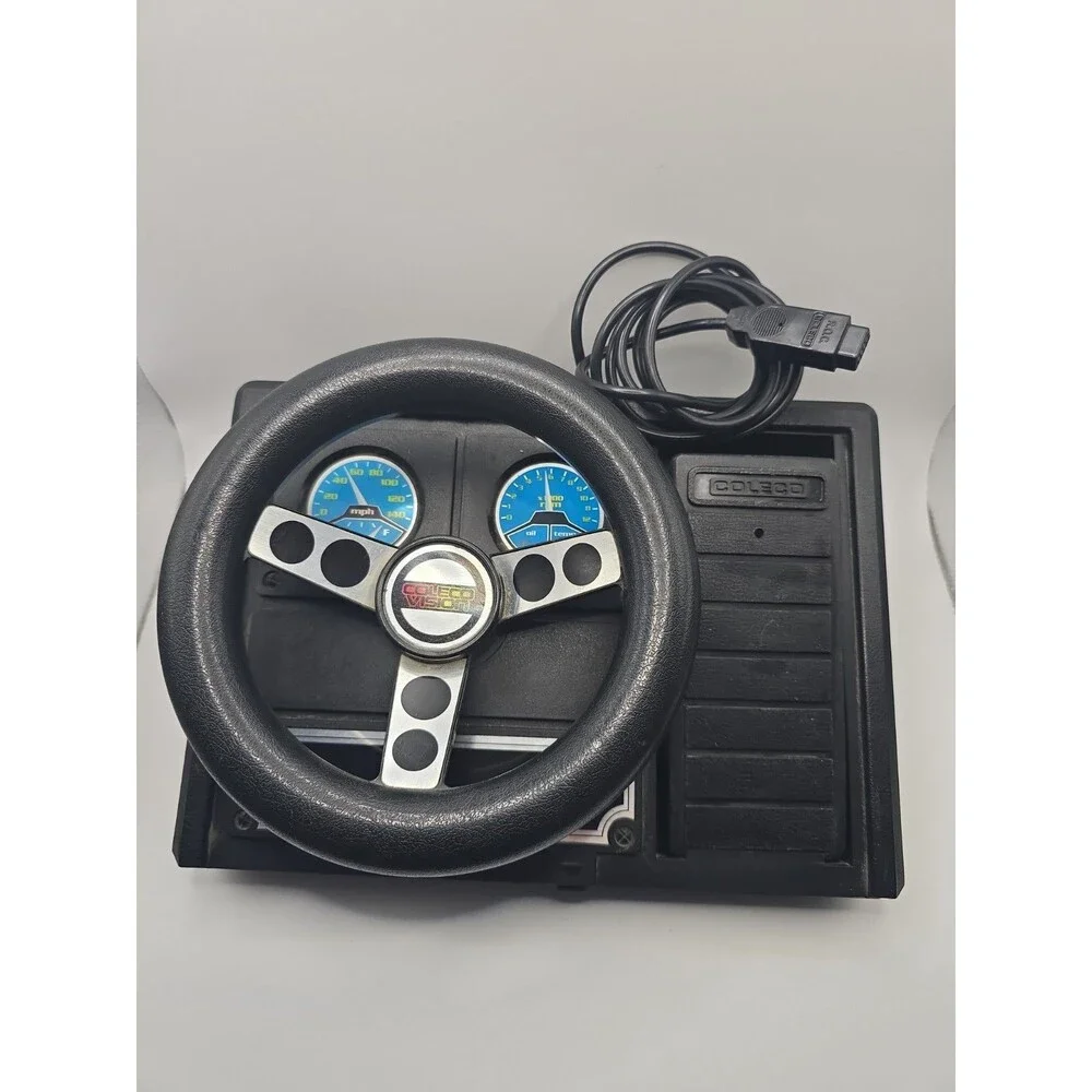 ColecoVision Expansion Module #2 Steering Wheel And Pedal. no game